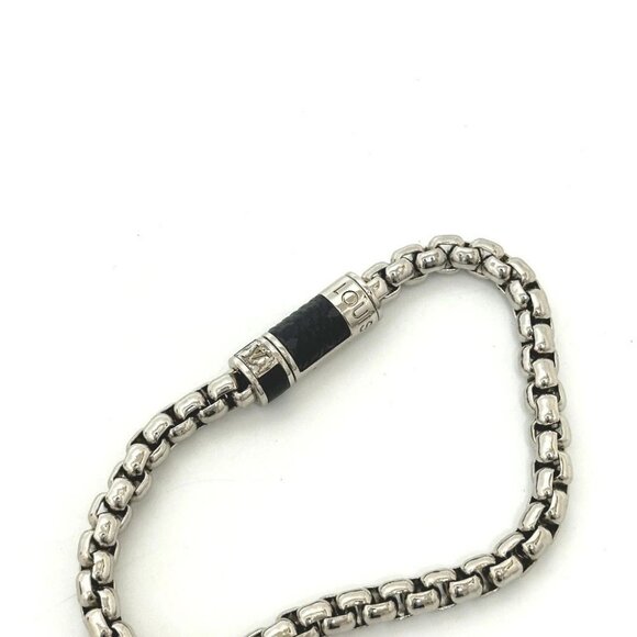 LOUIS VUITTON M63107 Bracelet-Chain Monogram-Eclipse Accessories Bracelet - Picture 4 of 12